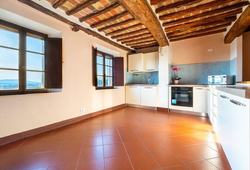 ３ベッドルームアパートメント, Certosa Di Pontignano Residenza D'epoca