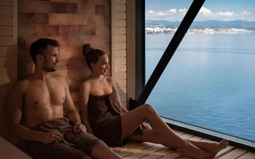 オーシャンビューのプレミアムルーム。, Grand Hotel Adriatic