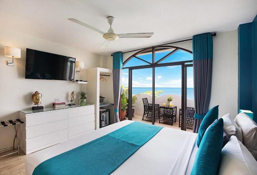 غرفة ديلوكس مطلّة علي البحر, Hacienda Fisherman S Village Koh Samui