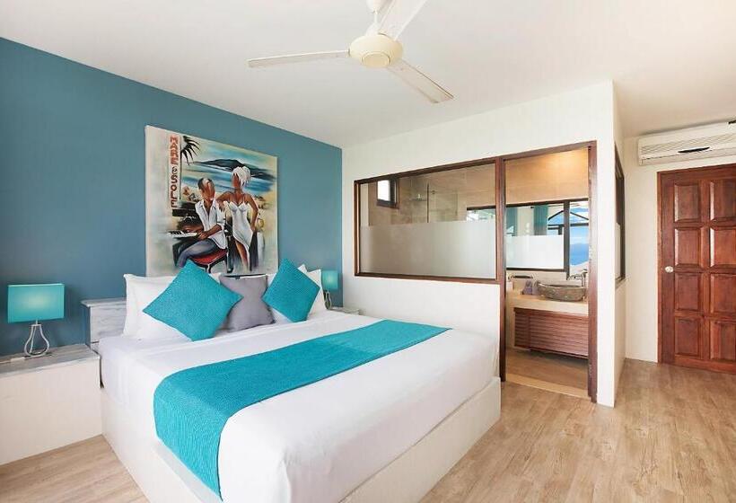 غرفة ديلوكس مطلّة علي البحر, Hacienda Fisherman S Village Koh Samui