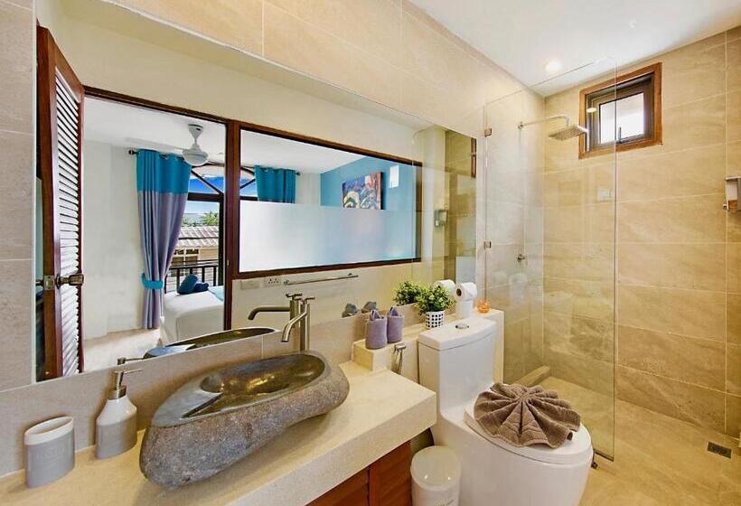 غرفة ديلوكس مطلّة علي البحر, Hacienda Fisherman S Village Koh Samui