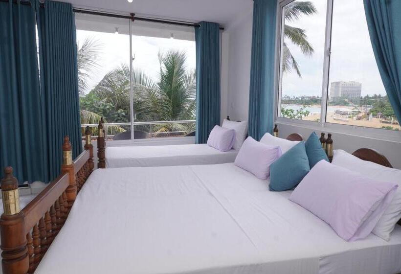 غرفة عائلية مطلّة علي البحر, Surf Una Beach