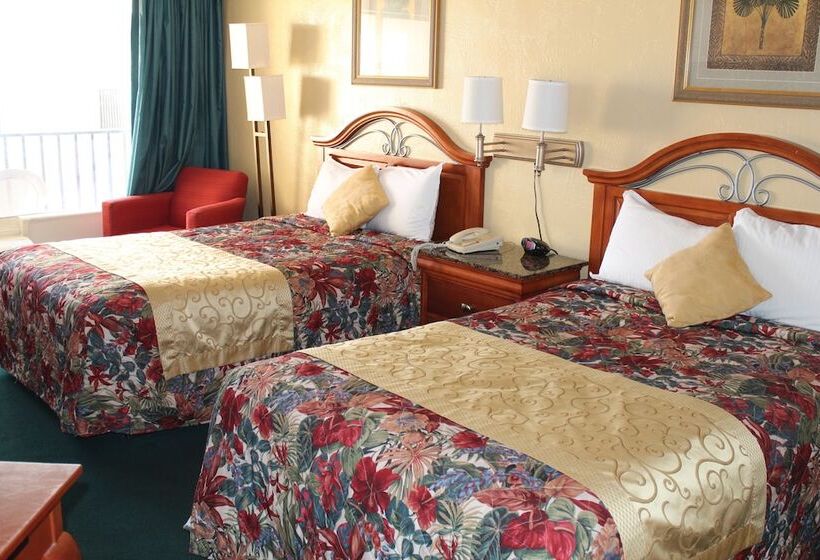 غرفه قياسيه سريرين مزدوجين, Grand Prix Motel Beach Front