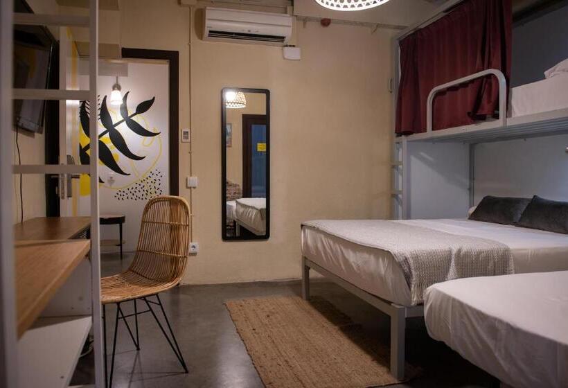 Четырехместный Номер Стандарт, The Loft Hostel Barcelona La Pedrera