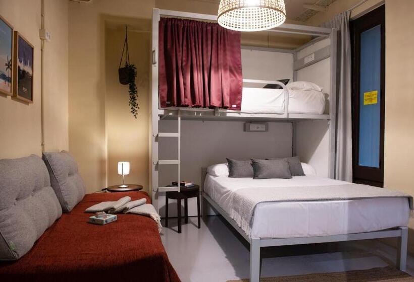 Четырехместный Номер Стандарт, The Loft Hostel Barcelona La Pedrera