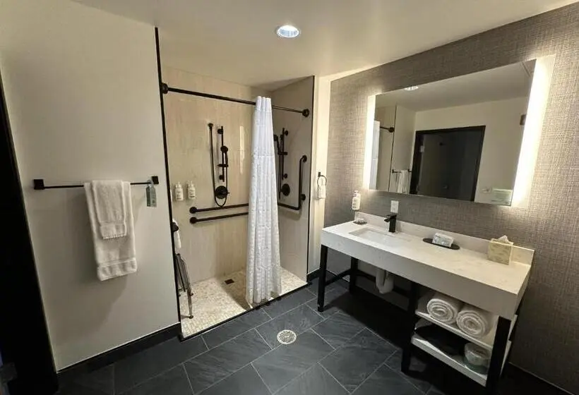 身障者適用クイーンサイズベッドルーム, La Quinta Inn & Suites By Wyndham Yucaipa