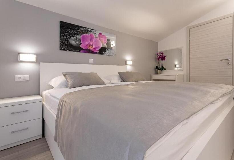 חדר דלוקס צדדי נוף לים, Villa Stonehouse