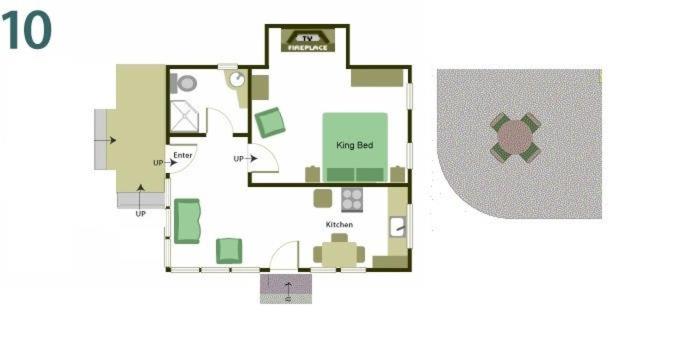 غرفة ديلوكس سرير كينج, Miranda Gardens Resort