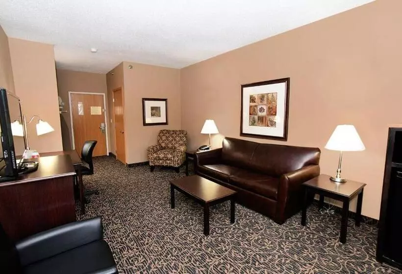 キングサイズベッドのエクゼクティブルーム, Cobblestone Inn & Suites   Denison | Majestic Hills