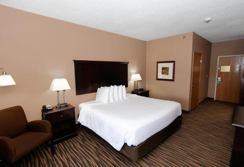 Номер Стандарт Кровать Кинг Адаптированный для Инвалидов, Cobblestone Inn & Suites   Denison | Majestic Hills