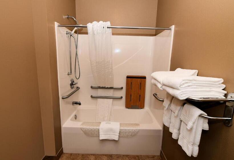 غرفة قياسية سرير كينج لذوى الإحتياجات الخاصة, Cobblestone Inn & Suites   Denison | Majestic Hills