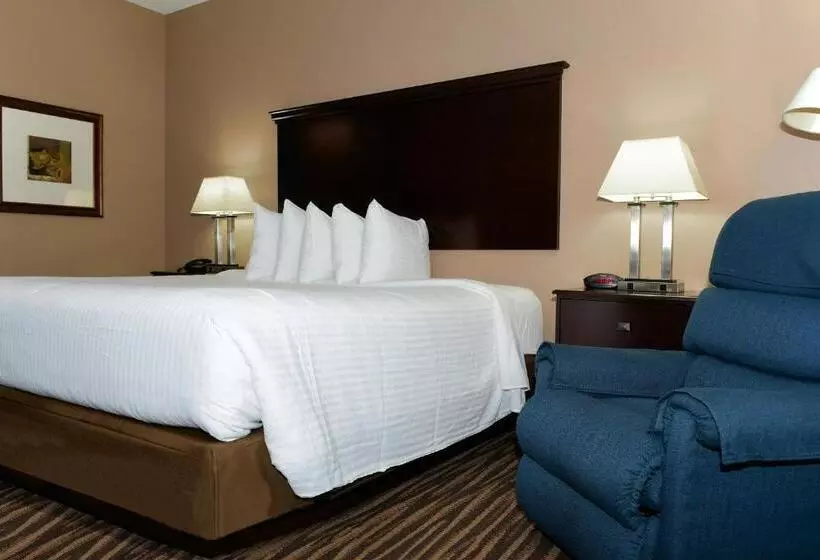 身障者適用キングサイズベッドルーム, Cobblestone Inn & Suites   Denison | Majestic Hills