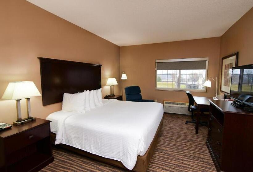 غرفة قياسية سرير كينج لذوى الإحتياجات الخاصة, Cobblestone Inn & Suites   Denison | Majestic Hills