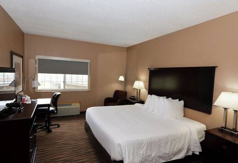 Номер Стандарт Кровать Кинг Адаптированный для Инвалидов, Cobblestone Inn & Suites   Denison | Majestic Hills