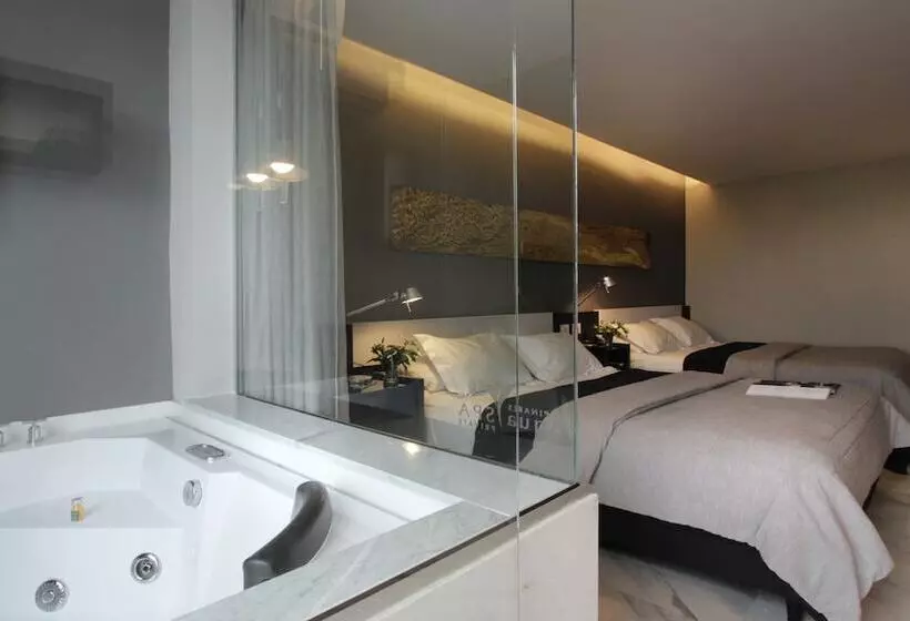 バスタブ付きデラックスルーム, Pinares Panorama Suites & Spa