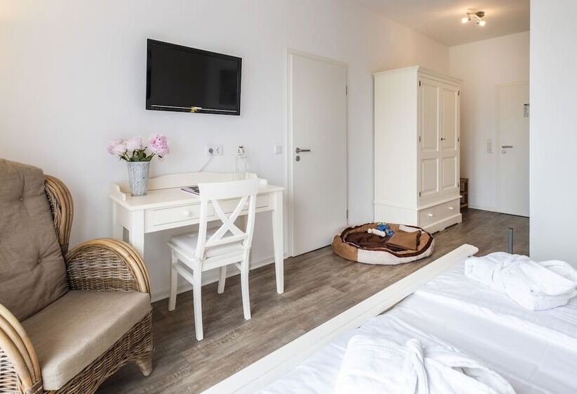 חדר סטנדרט יחיד, Restaurant, Café Pharisäerhof   Nordseeurlaub Mit Hund