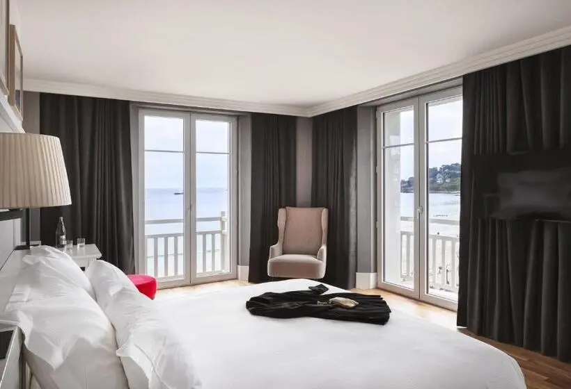 Prestige-huone merinäköalalla, Grand Hôtel Perros Guirec