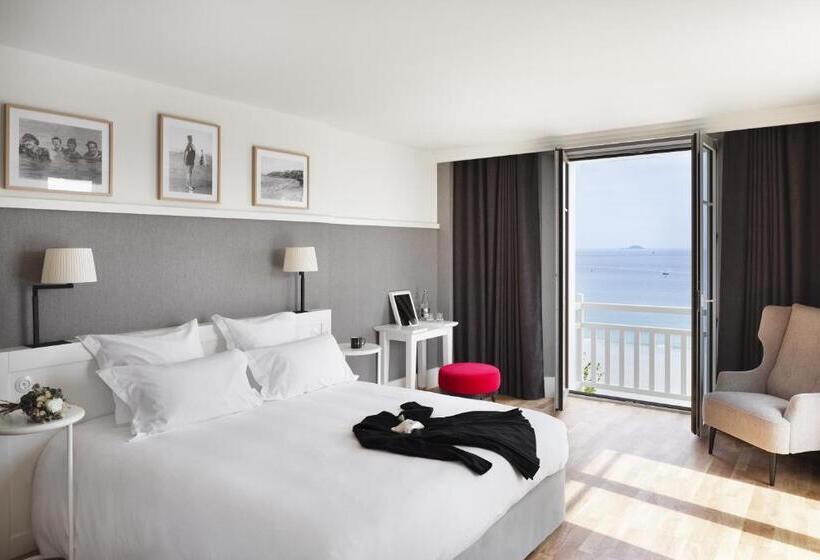 غرفة برستیچ إطلالة على البحر, Grand Hôtel Perros Guirec
