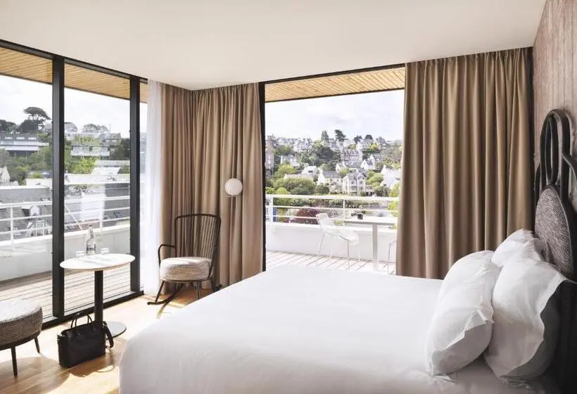 Standard-huone Panoraamanäkymä, Grand Hôtel Perros Guirec