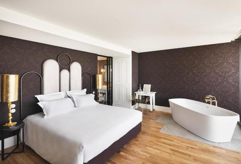 غرفة قياسية ذات إطلالة بانورامية, Grand Hôtel Perros Guirec