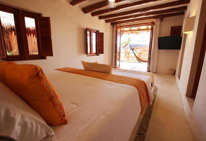 带露台的高档房间, El Pueblito