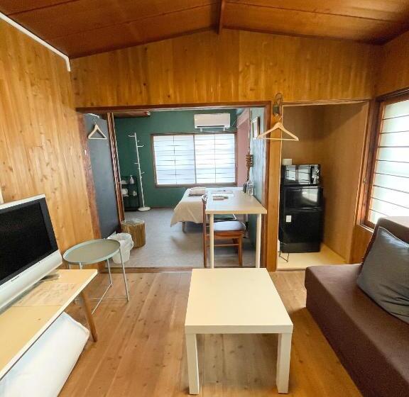 חדר סטנדרט טריפל חדר רחצה חיצוני, Kikusui Ryokan