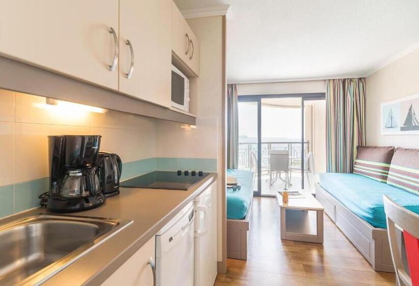 침실 1개 바다 전망 아파트, Residence La Palme D Azur Cannes Verrerie