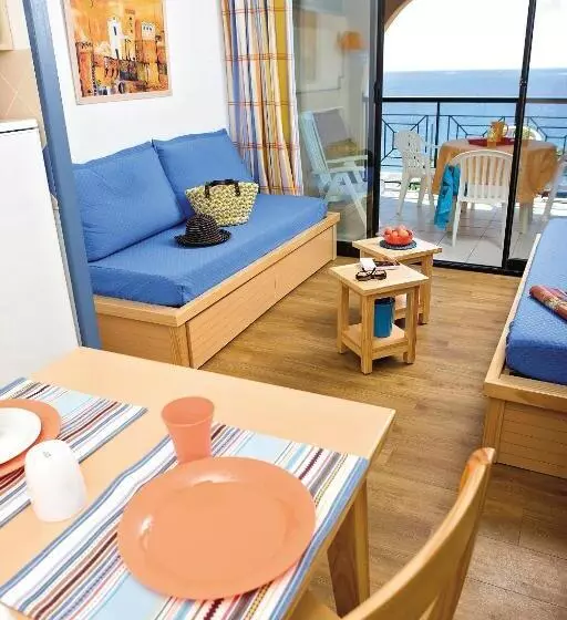 オーシャンビューのスーペリアー1ベッドルームアパートメント, Residence La Palme D Azur Cannes Verrerie