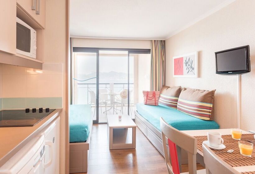 Апартаменты 1 Спальня Вид на Море, Residence La Palme D Azur Cannes Verrerie