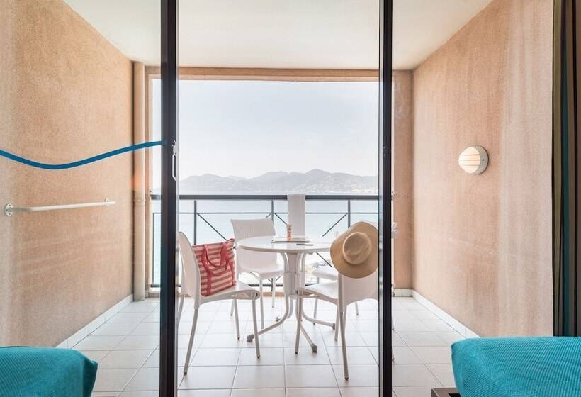 침실 1개 바다 전망 아파트, Residence La Palme D Azur Cannes Verrerie
