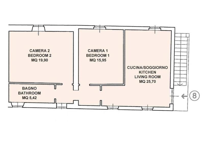 Апартаменты 2 Спальни, Agriturismo Le Gallozzole