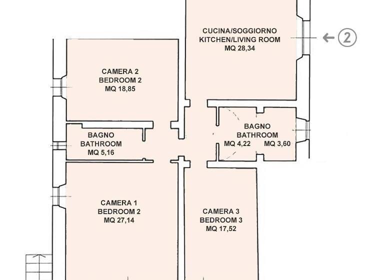 Апартаменты 3 Спальни, Agriturismo Le Gallozzole