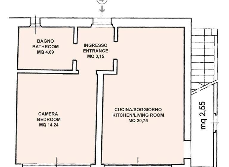 Апартаменты 1 Спальня Нижний Этаж, Agriturismo Le Gallozzole