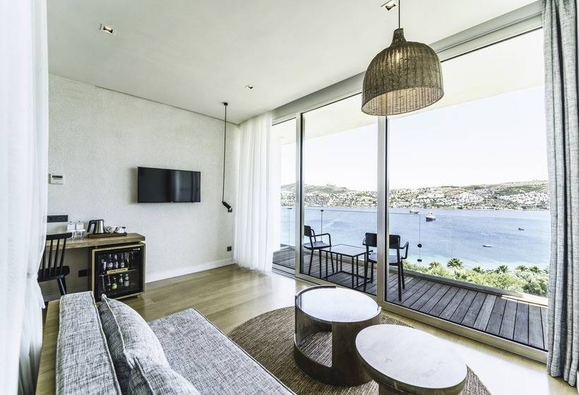 Номер Deluxe Вид на Море, Cape Bodrum Luxury Hotel & Beach