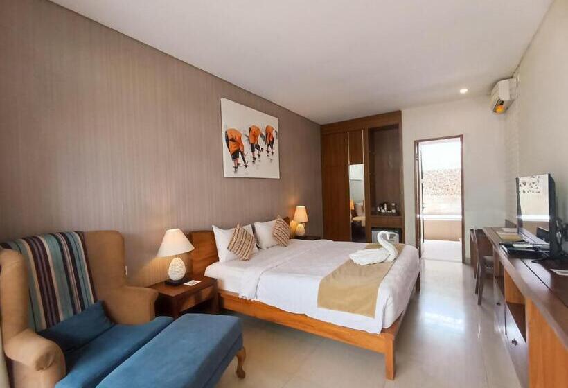 带泳池观景的豪华房, Abian Harmony