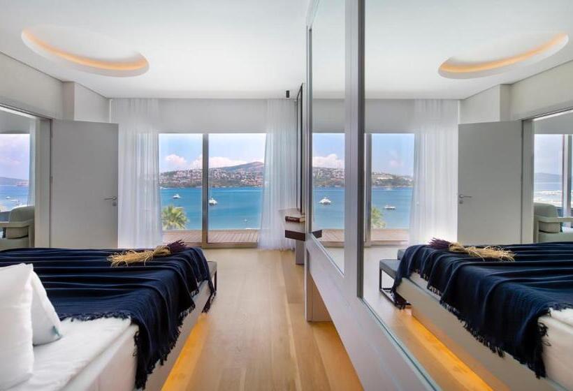 غرفة ديلوكس سرير كينج, Cape Bodrum Luxury Hotel & Beach