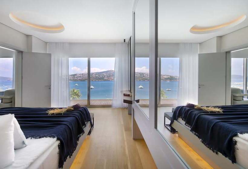 غرفة ديلوكس سرير كينج, Cape Bodrum Luxury Hotel & Beach
