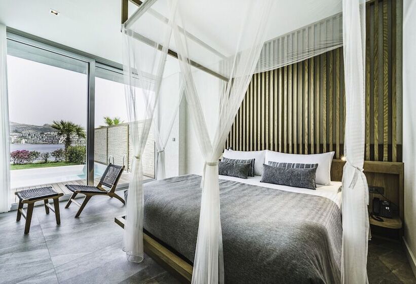 جناح رئاسى 3 غرف نوم, Cape Bodrum Luxury Hotel & Beach