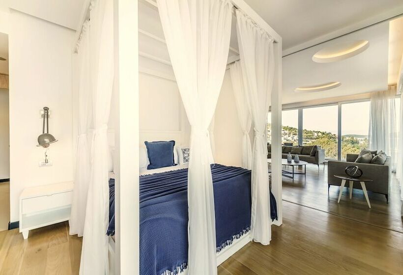 جناح مطلّ علي البحر, Cape Bodrum Luxury Hotel & Beach