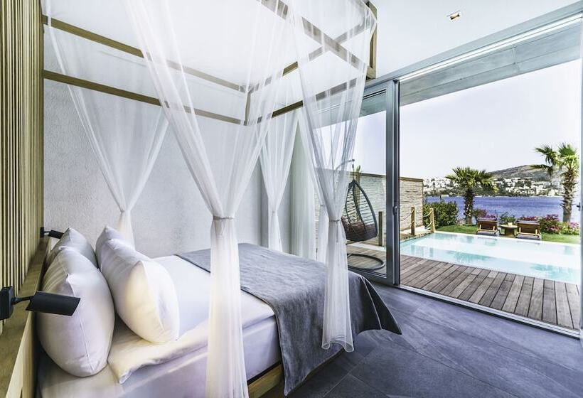 جناح مطلّ علي البحر, Cape Bodrum Luxury Hotel & Beach