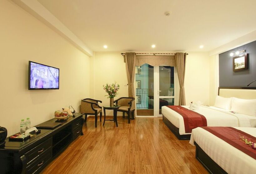 اتاق خانوادگی با چشمانداز استخر, Hoian Sincerity Hotel & Spa