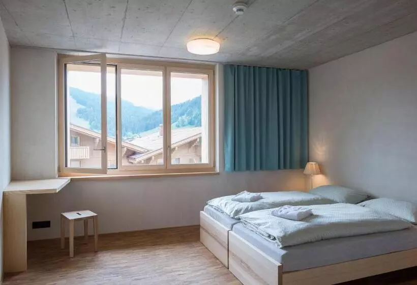 スタンダードシングルルーム, Saanen Gstaad Youth Hostel