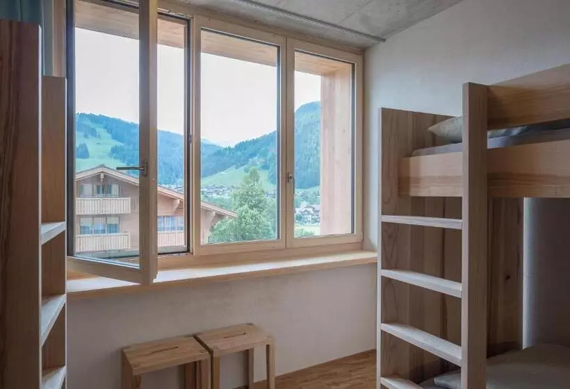 浴室共有スタンダード４人用ルーム, Saanen Gstaad Youth Hostel