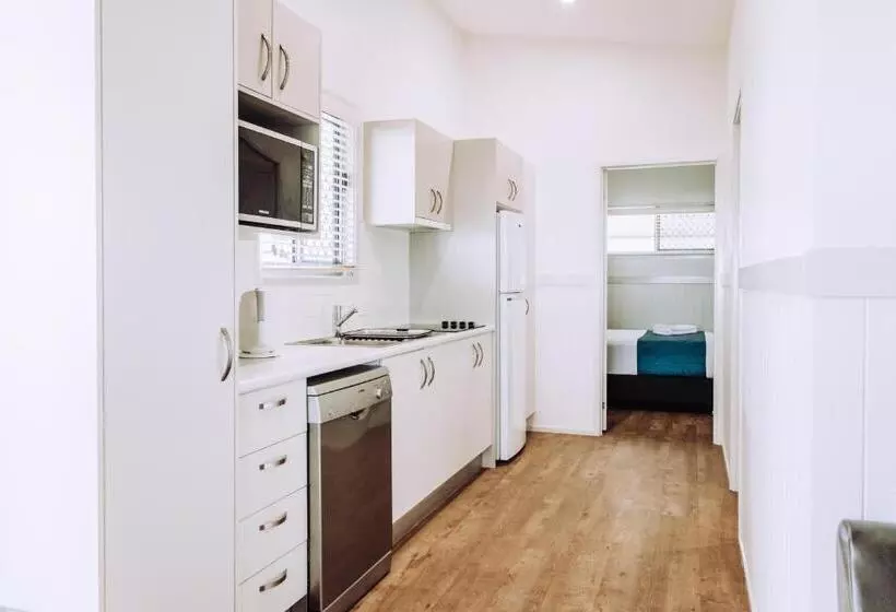 オーシャンビューの１ベッドルームビラ, Woolgoolga Beach Holiday Park