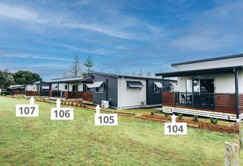 וילת חדר שינה 1 עם נוף לים, Woolgoolga Beach Holiday Park