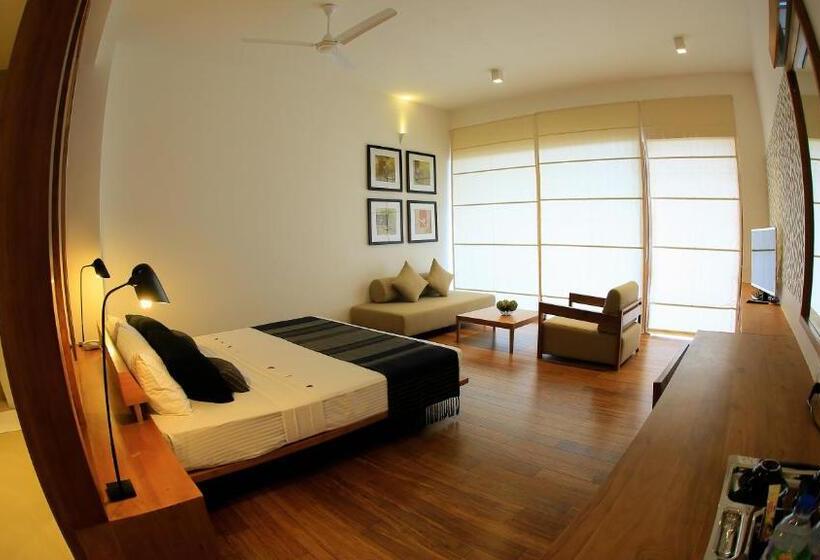 חדר דלוקס עם מרפסת, Pandanus Beach Resort & Spa