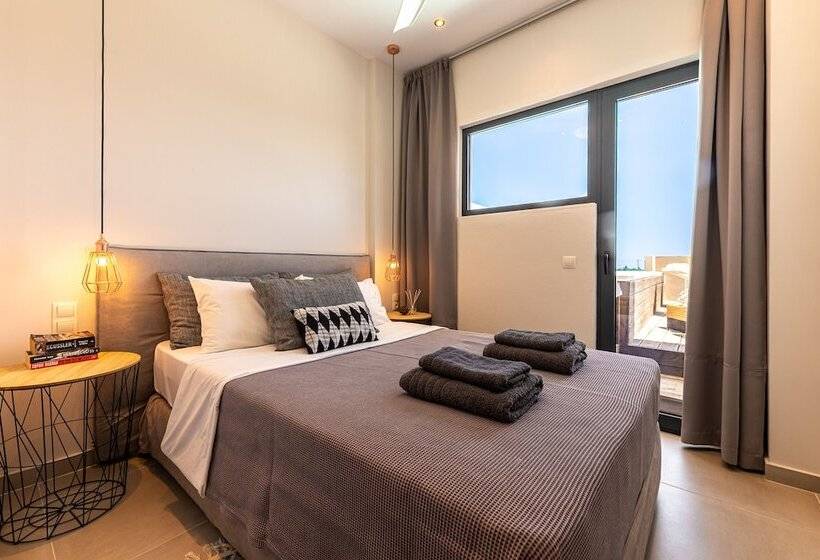 2침실 디럭스 아파트 바다 전망, Skiathos Gea Villas