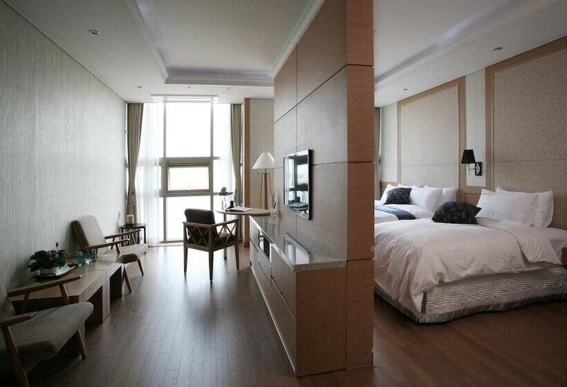 חדר פרמיום נוף לים, Benikea Hotel Yeosu