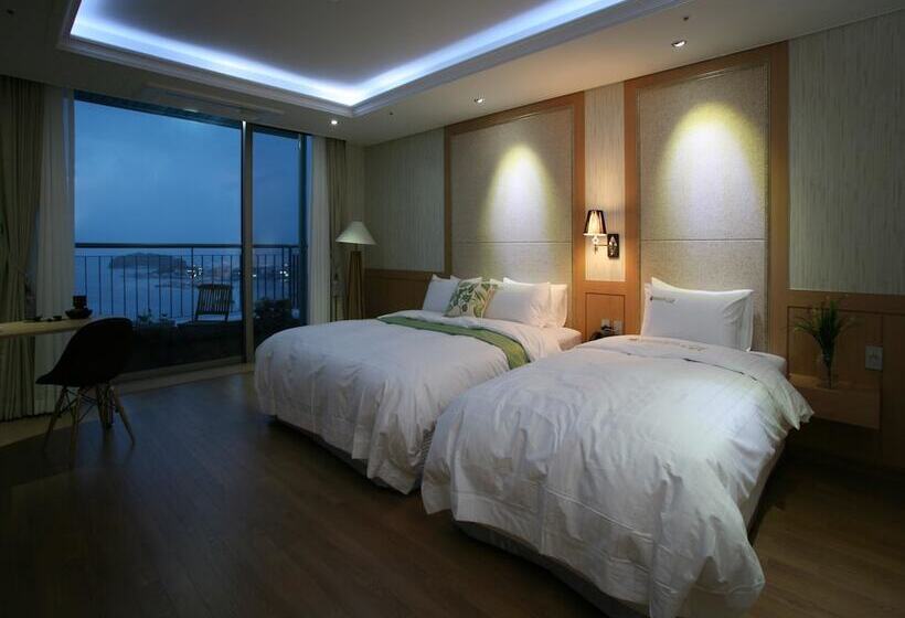 חדר דלוקס נוף לים, Benikea Hotel Yeosu