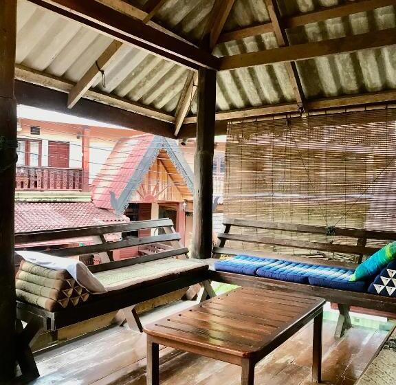 1침실 빌라 정원 전망, Champa Lao The Villa